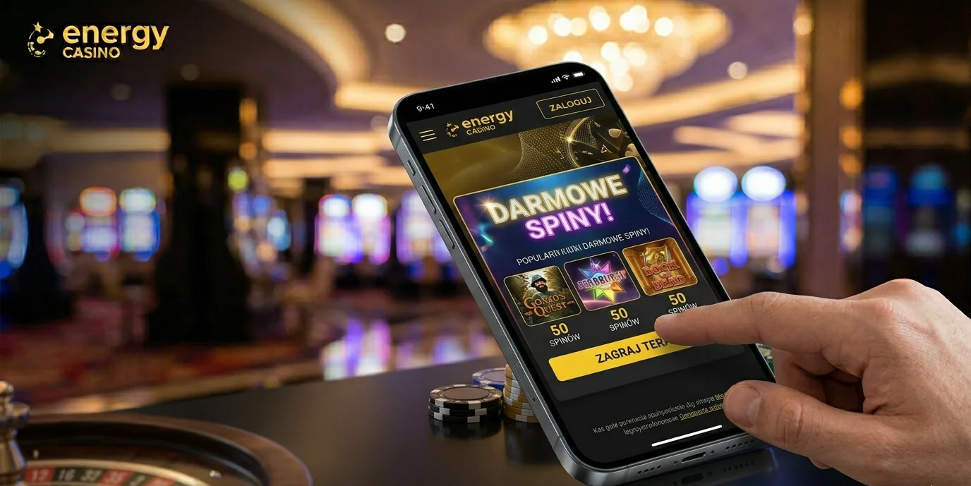 Popularne sloty na free spiny w EnergyCasino - Gonzo's Quest, Starburst, Book of Dead
