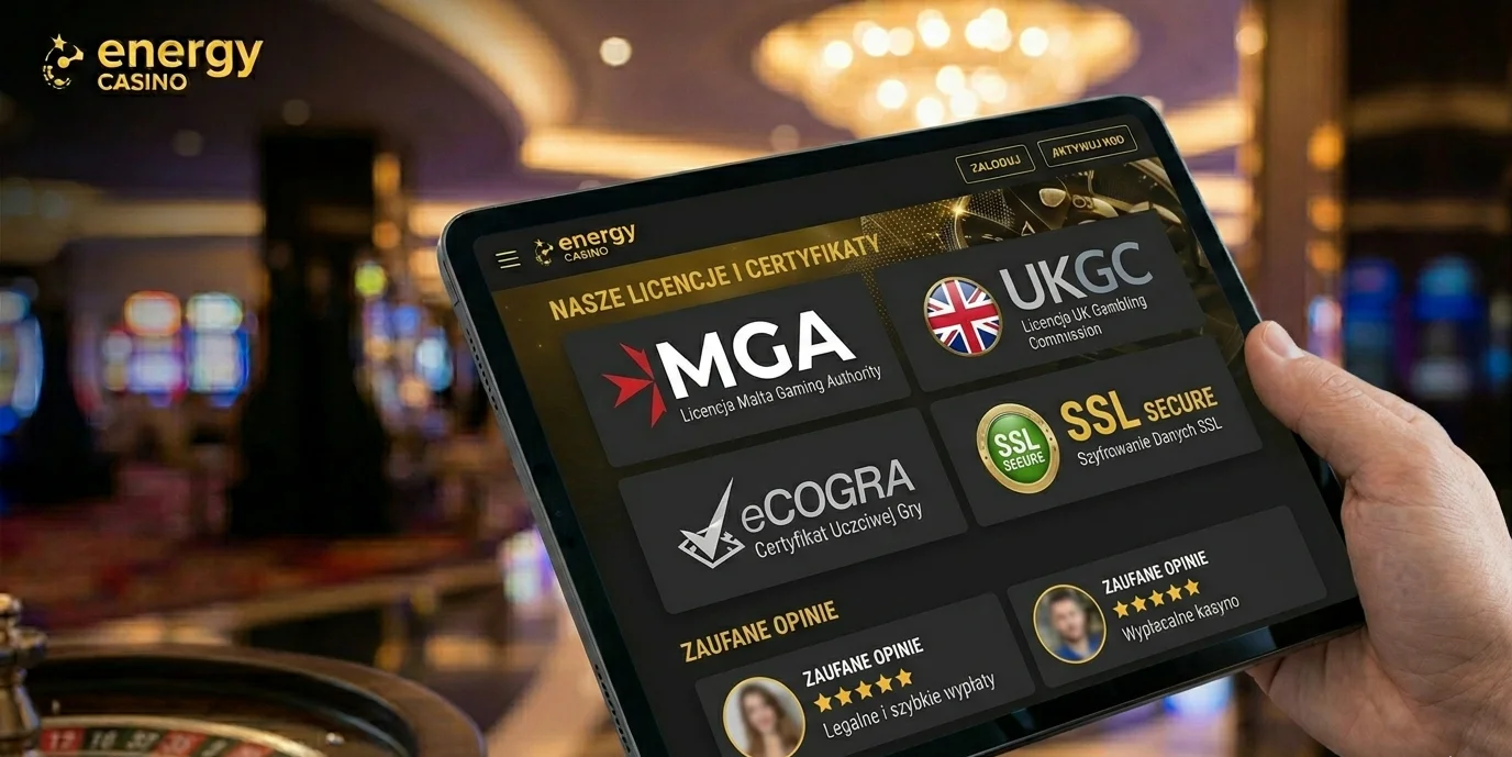 Licencje MGA i UKGC posiadane przez Energy Casino