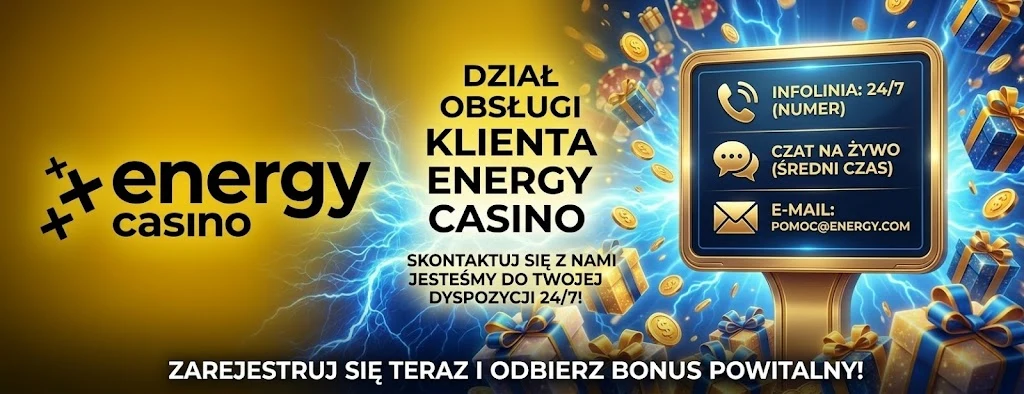 Dział obsługi klienta Energy Casino