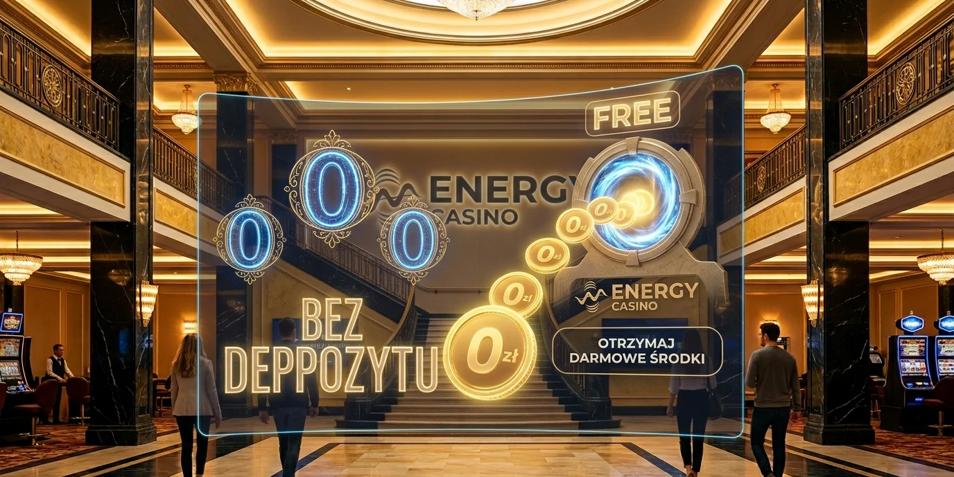 Bonus bez depozytu w EnergyCasino — darmowe środki za rejestrację